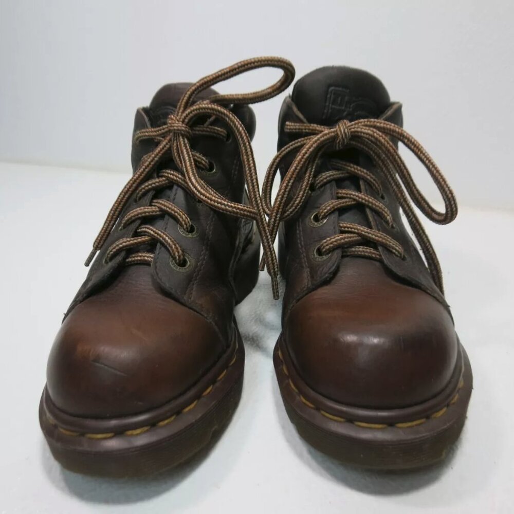 Dr. Martens England Kid's UK 2 Oil Tanned Leather Boots Shoes Footwear Sz US 3 - Picture 5 of 8